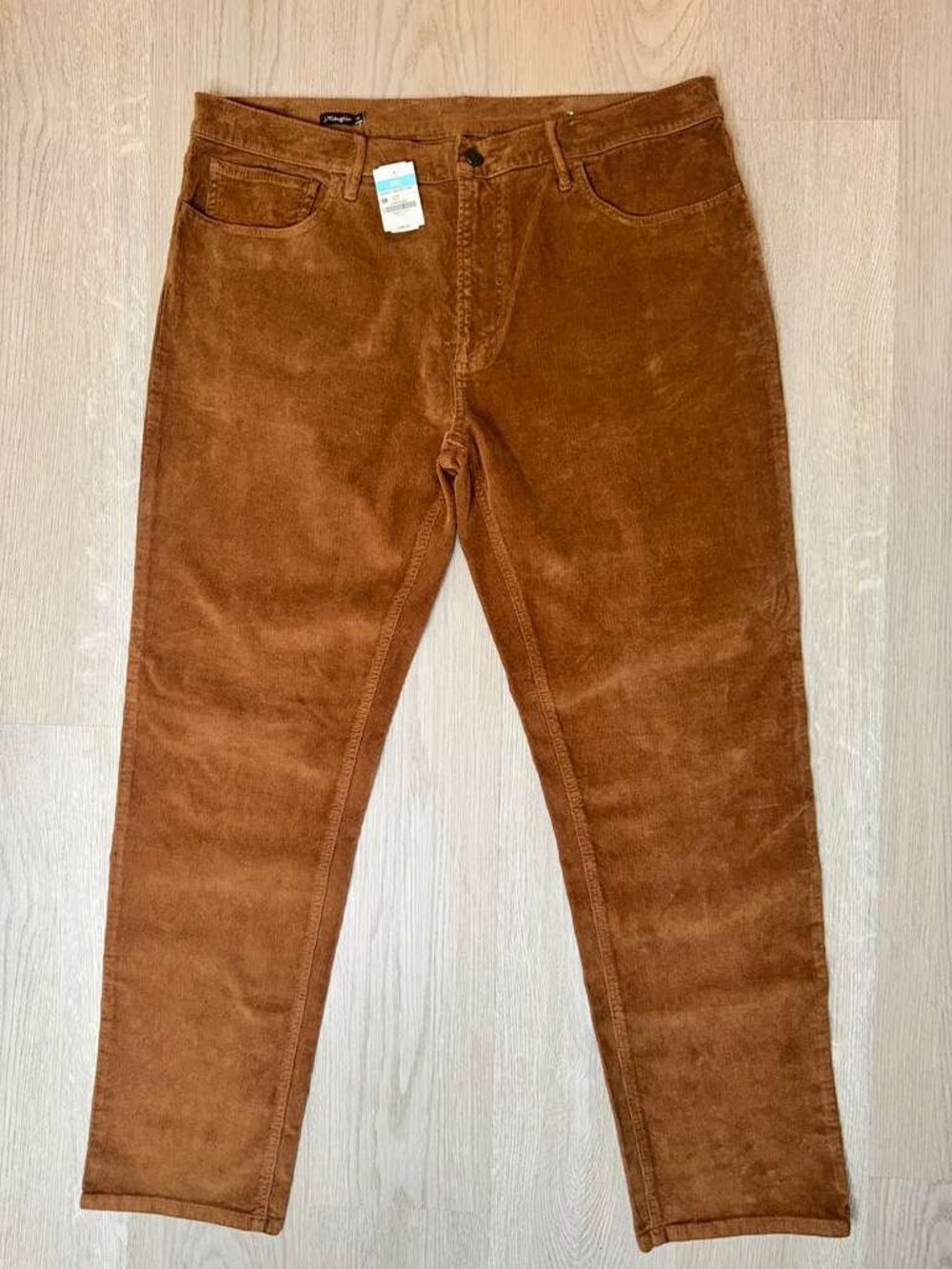 NWT J.McLaughlin Parker Corduroy Pants - Acorn Brown - Mens 38 - Slim Straight